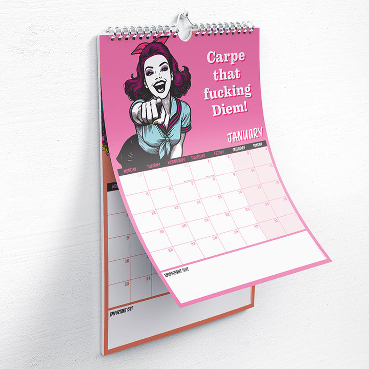 F*cking Fabulous 2026 Calendar | A4 | 13 months (inc January 2027)