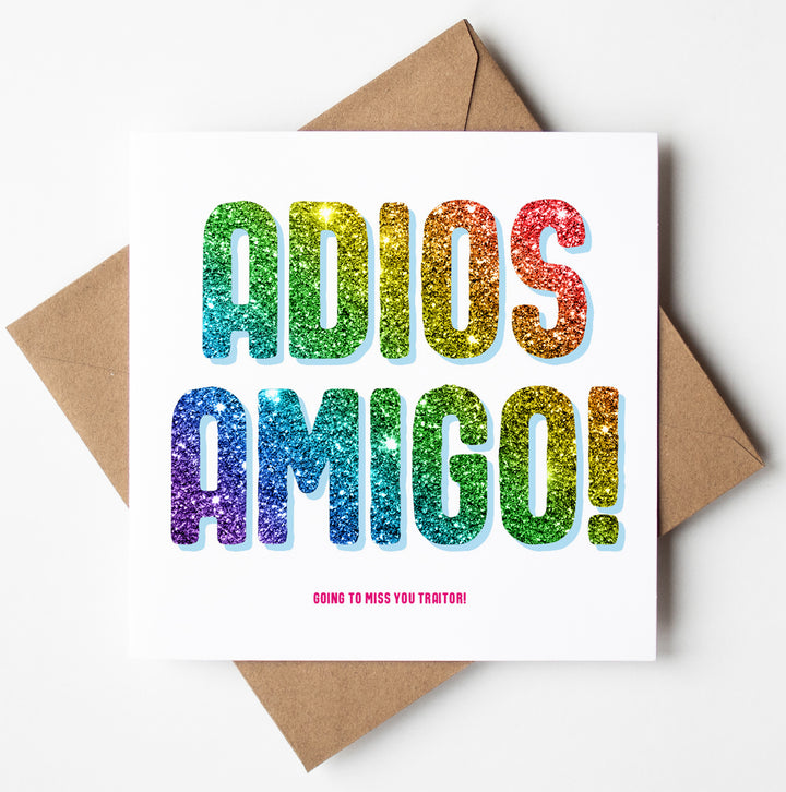 Adios Amigo Card