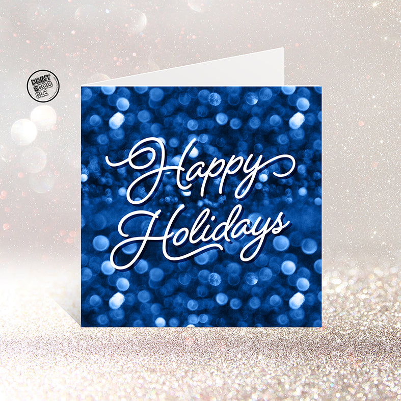 SALE! Happy Holidays Gorgeous Christmas Card