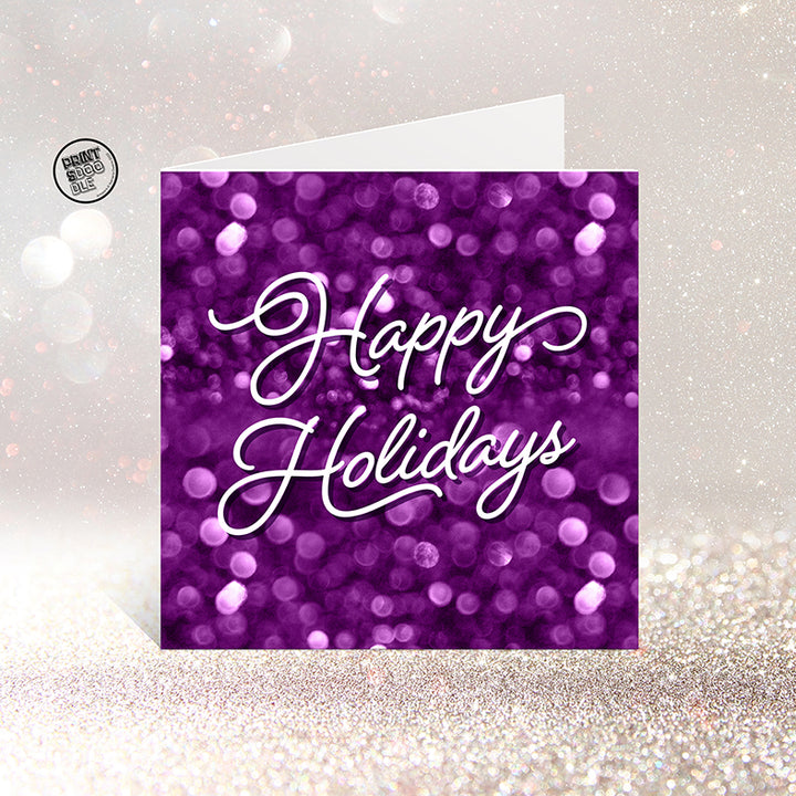 SALE! Happy Holidays Gorgeous Christmas Card