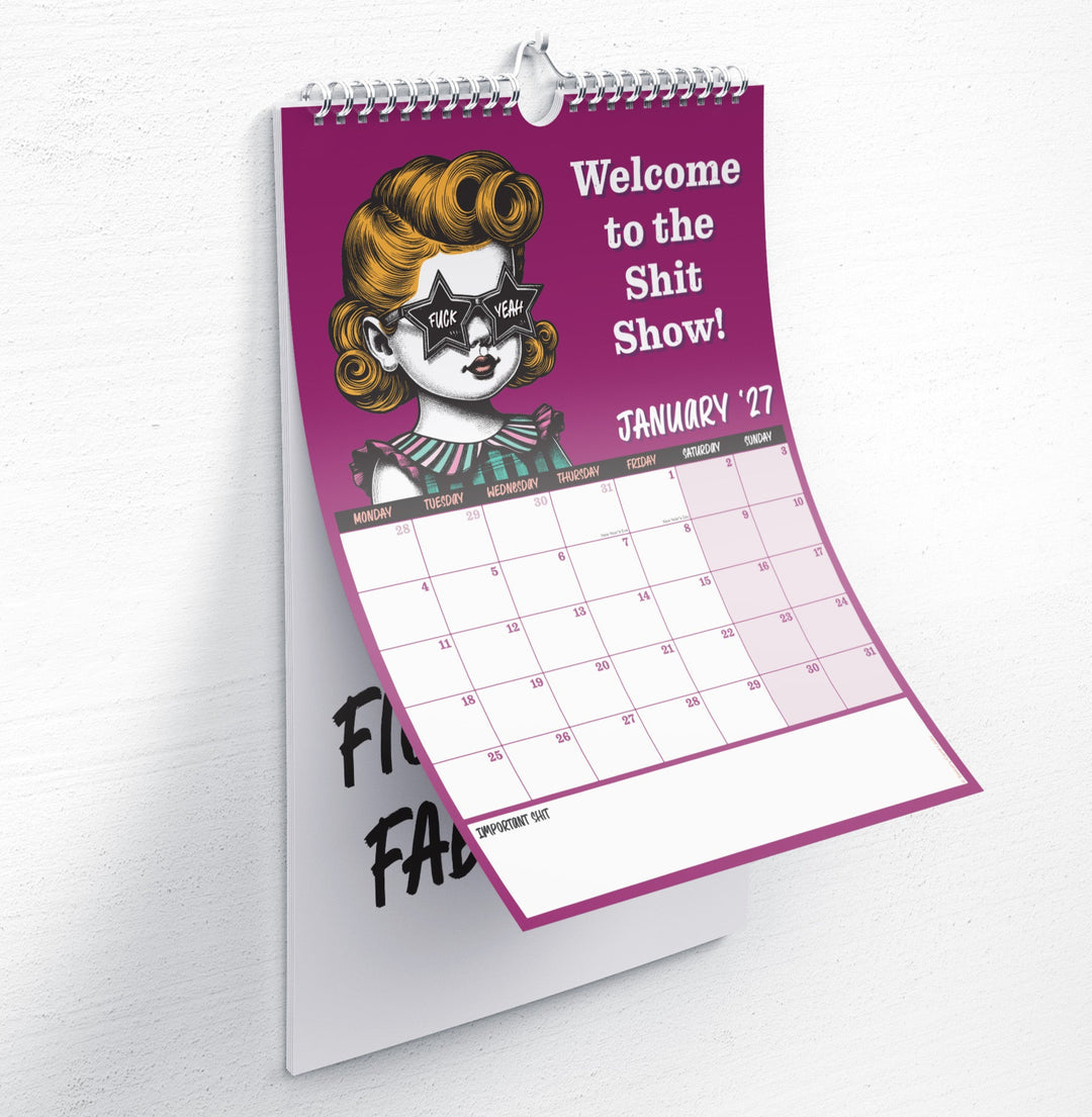 F*cking Fabulous 2026 Calendar | A4 | 13 months (inc January 2027)
