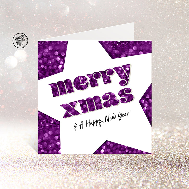 SALE! Merry Xmas And A Happy New Year! Christmas Card