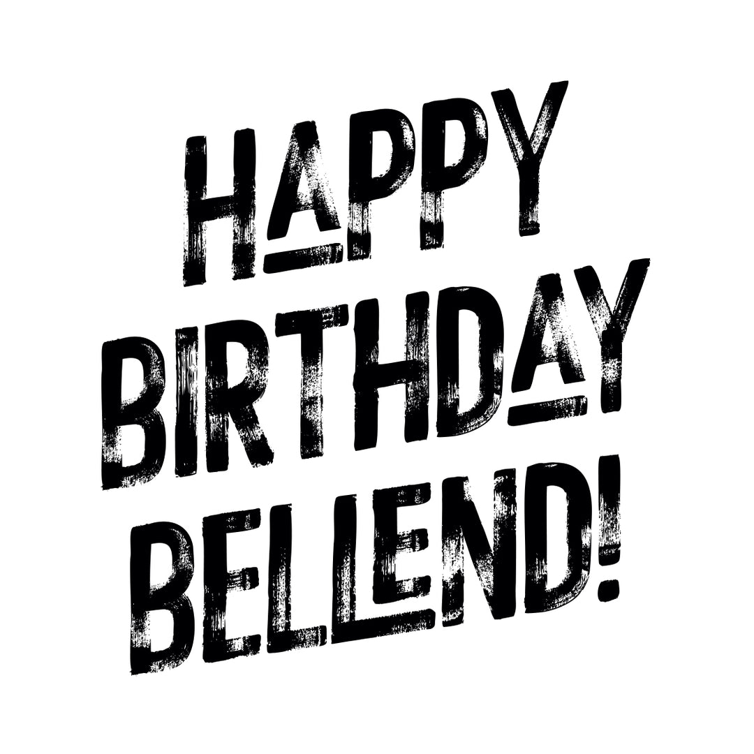 Happy Birthday Bellend! Harlem Card