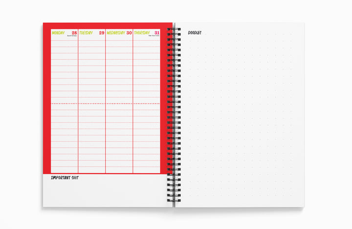 F*cking Fabulous 2026 Diary | Everyday A5 week to view | Month to view | 160 pages