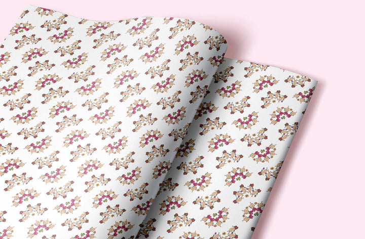 SALE! Middle Finger Floral Gift Wrap (Folded Sheet)