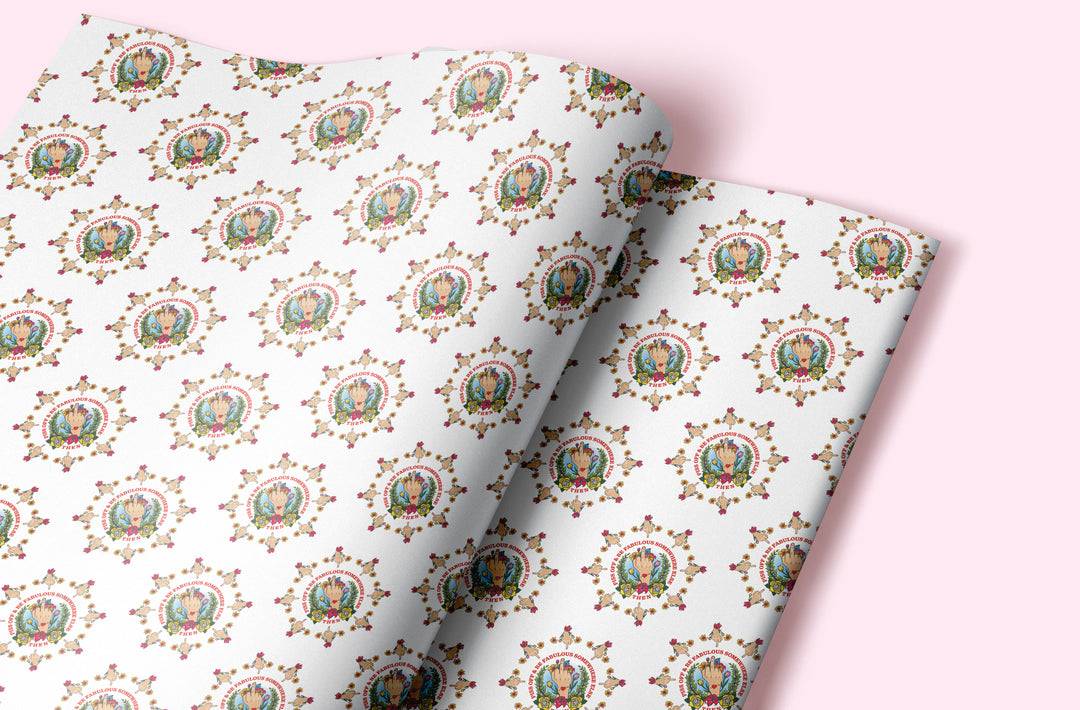SALE! Middle Finger Piss Off Tattoo Gift Wrap (Folded Sheet)