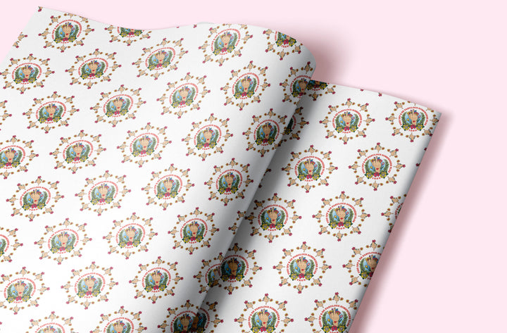 SALE! Middle Finger Piss Off Tattoo Gift Wrap (Folded Sheet)