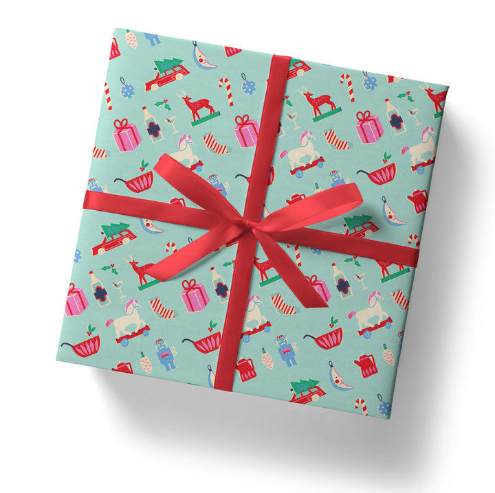 Scandi Christmas Gift Wrap (Folded Sheet)