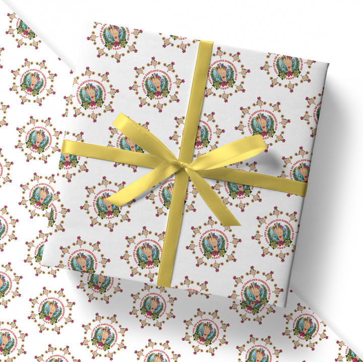 SALE! Middle Finger Piss Off Tattoo Gift Wrap (Folded Sheet)