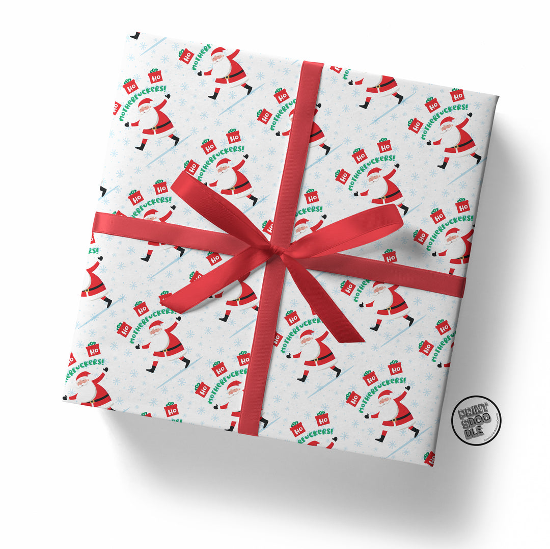 SALE! Ho Ho Ho Motherfuckers! (Folded Sheet)