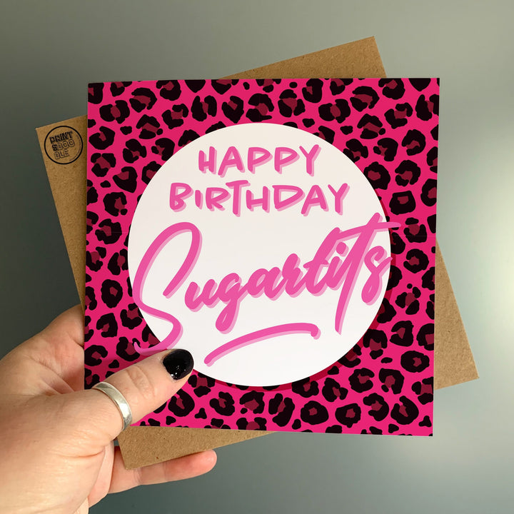 Happy Birthday Sugartits Pink Panther Card